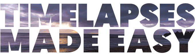 Timelapses made easy